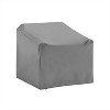 Outdoor Chair Furniture Cover - Gray - Crosley - 4 of 4