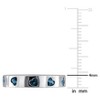 EVERLY JEWELRY | Sterling Silver 2 CT TGW London Blue Topaz Fashion Ring - 4 of 4