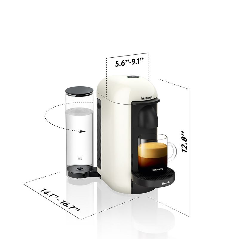 Nespresso VertuoPlus Single-Serve Coffee Maker and Espresso Machine by Breville, White - Hearth &#38; Hand&#8482; with Magnolia, 5 of 15