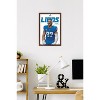Trends International NFL Detroit Lions - Aidan Hutchinson Feature Series 25 Framed Wall Poster Prints - 2 of 4