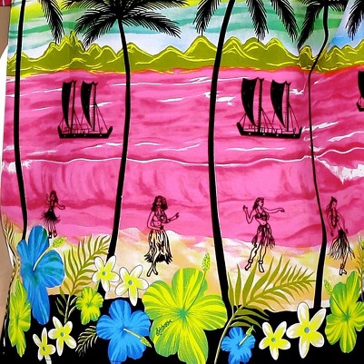 seashore palm autumn pink