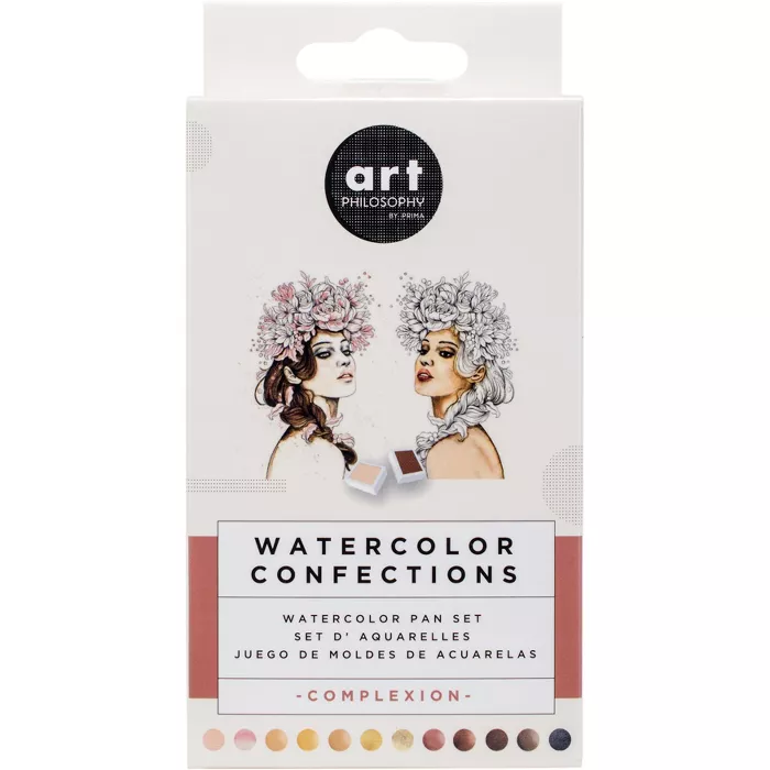 target.com | Prima Watercolor Confections Watercolor Pans 12/Pkg-Complexion