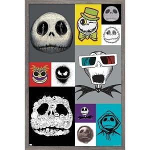 Trends International The Nightmare Before Christmas - Jack Grid Framed Wall Poster Prints - 1 of 4