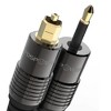 FosPower 24K Gold-Plated Toslink to Mini Toslink Cable - 3FT, S/PDIF Digital Optical  Audio Cable, Premium Fiber Core Optical Cable - 2 of 4