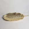 Jiallo Stainless Steel Gold Leaf dish 14.25 x 7" - 3 of 4