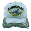 Adult Landshark Heavy Stone Wash Mesh Trucker Hat - 2 of 4