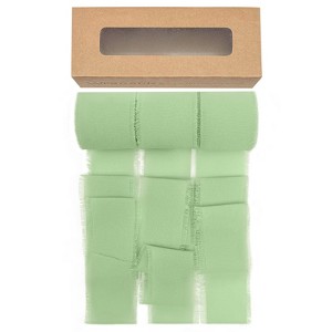 Wrapables 1.5 In x 21 Yd Fringe Chiffon Ribbons (3pcs) - 1 of 4