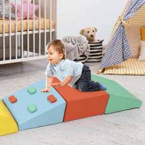 Foam Climbing Blocks for Toddlers - Soft Indoor Play Gym Set for Climbing - 1 of 4