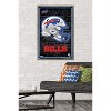 Trends International NFL Buffalo Bills - Neon Helmet 23 Framed Wall Poster Prints - 2 of 4