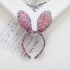 Summer Crystal - Sequin Bunny Ear Headband - 1 Pack - 3 of 4