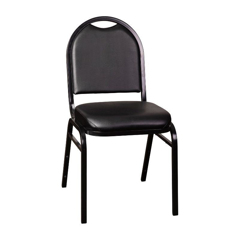 Emma and Oliver Versatile Dome Back Stacking Banquet Chair, 1 of 12