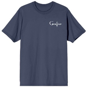 Coraline Cat Secret Door Stop Motion Animated Dark Fantasy Horror Another World Something are Not As They Seem on Navy Adult Crew Neck Short Sleeve - 1 of 4