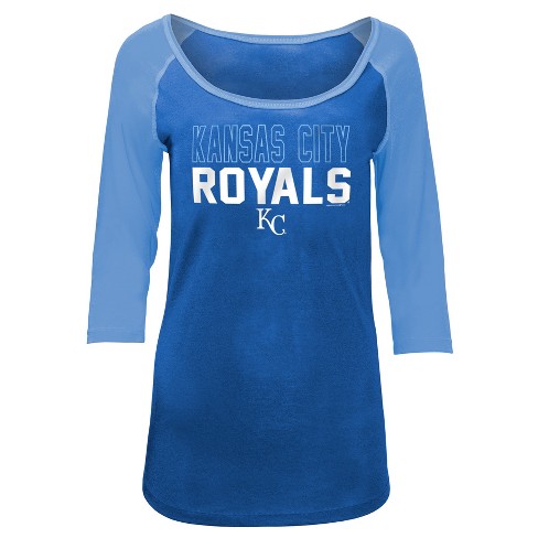 MLB Kansas City Royals Men's Long Sleeve Core T-Shirt - S