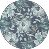 Unique Loom Outdoor Coastal Collection Area Rug - Cicek (' " x ' "  ) - 2 of 4