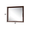 FONTOI Mirror Furniture Rectangular Wall Mirror Modern Framed Design Depth and Style for Bedroom Living Room Entryway Décor, Espresso, 1"*39"*35" - 3 of 4