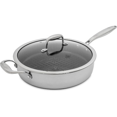 Hell's Kitchen PFAS-Free Hybrid 4 Qt Saute Pan withj Lid