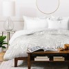 King Lisa Argyropoulos La Boho Snow Polyester Duvet Cover + Pillow Shams Beige - Deny Designs: 300 Thread Count, Abstract Pattern, Zip Closure - 2 of 4