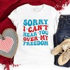 The Juniper Shop Sorry I Can't Hear You Over My Freedom Youth Short Sleeve Tee - 4 of 4