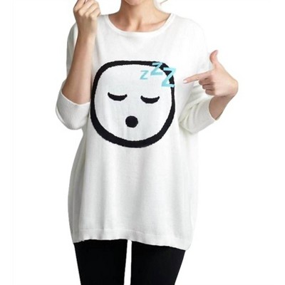 Women's Sweet Dreams Emoji Top - ANGEL