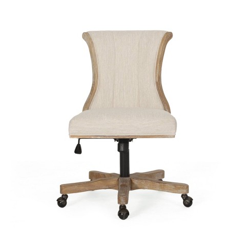 Coulee Contemporary Fabric Upholstered, Target Upholstered Rolling Desk Chair