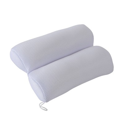 Blue Canyon White Memory Foam Relaxing Cushioned Bath Spa Pillow 4185R 