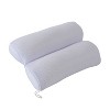 Quick Dry Ultra Comfort Micro Mesh Sanitized Bath Pillow White - Bath Bliss - image 2 of 4