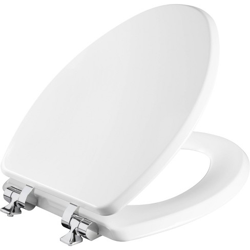 Elongated soft shop toilet seat white