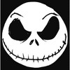 Juniors Womens The Nightmare Before Christmas Halloween Jack Skellington Big Face Racerback Tank Top - image 2 of 4