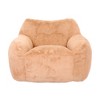 Racxily Comfy Bean Bag Sofa - High-Resilience Foam Lazy Sofa,Pre-Filled Giant Size,Non-Slip Base, Ideal Sofa for/Kids in Living Room/Bedroom - 3 of 4