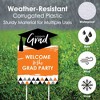Big Dot of Happiness Orange Graduation Party Decorations - Grad Party Welcome Yard Sign - 3 of 4
