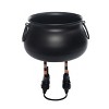 Transpac Metal Cauldron Bucket w/Witch Feet Home Decorations Halloween - image 3 of 3