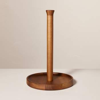 Wooden Paper Towel Holder Brown - Hearth & Hand™ with Magnolia