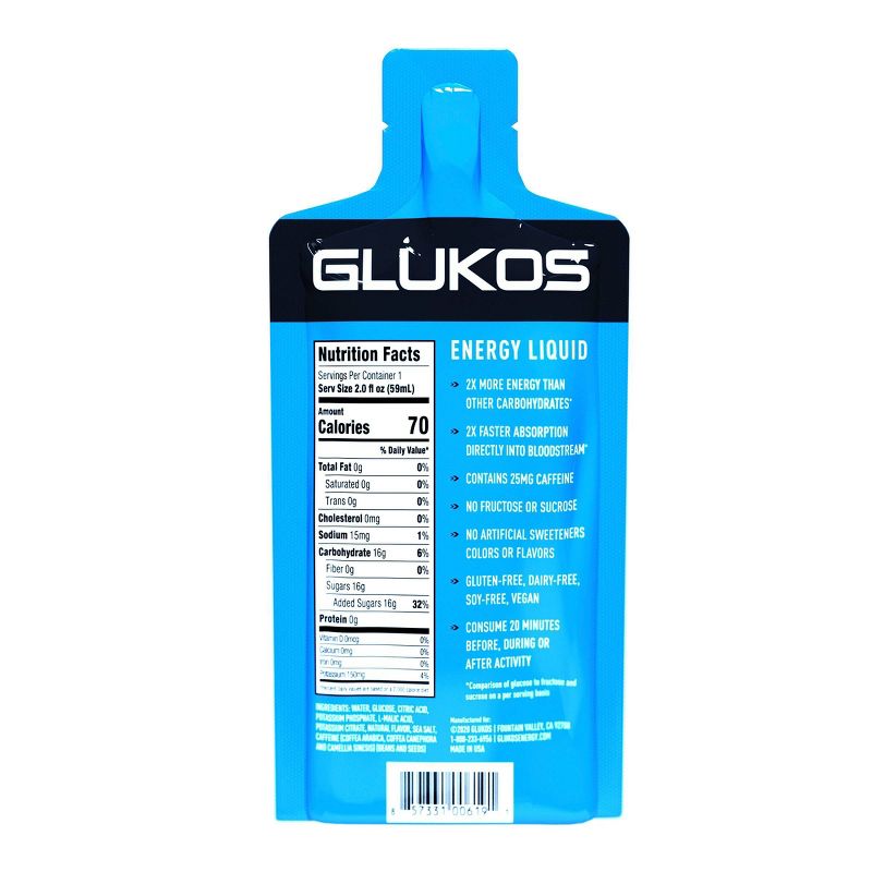 GLUKOS Lemon Lime Liquid Gel - 12pk/2oz, 4 of 6
