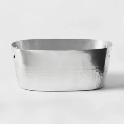 5.2L Aluminum Beverage Tub Silver - Threshold™