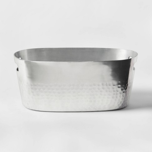 5.2L Aluminum Beverage Tub Silver - Threshold™ - image 1 of 3