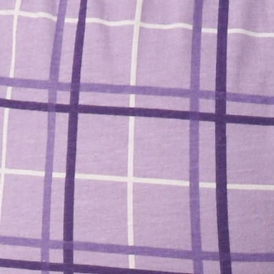 purple plaid