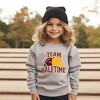 The Juniper Shop Team Halftime Distressed - Maroon Toddler Graphic Sweatshirt - 2 of 3