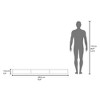 71" Wall-Mounted Floating TV Stand with 3 Shelves and Easy Installation for Living Room and Bedroom - 4 of 4