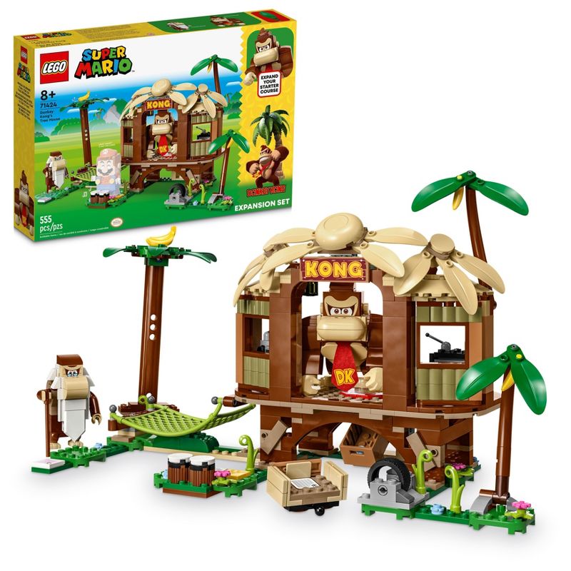 LEGO Super Mario Donkey Kong Tree House Expansion Set Buildable Game 71424, 1 of 8