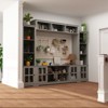 Famapy Entryway Mudroom Cabinet,Farmhouse Hallway Storage Wall Unit,Display Cabinet,Adjustable Shelves,Kitchen Pantry Organizer for Wine&Spices - 2 of 4