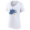 NCAA West Virginia Mountaineers Women's V-Neck White T-Shirt - 2 of 3