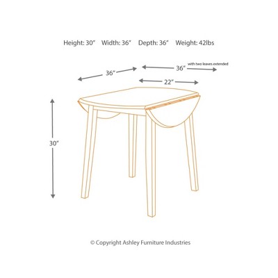 Transitional Dark Brown Birch Veneer 36" Round Extendable Dining Table