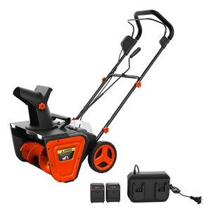 Coucheta 2X20v Electric Snow Blower Cordless - Brushless Motor Snow Thrower, Long-Range 180° Rotating Chute, User-Friendly Design & Safe Operation - 1 of 4