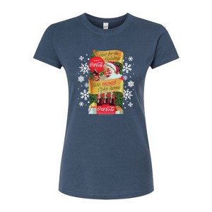 Women's - Coca-Cola - Host The Holidays Fitted Graphic T-Shirt - 1 of 3