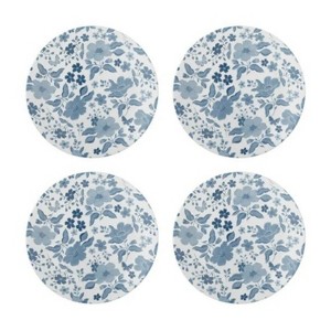 LunaLulinlk 4-Piece Salad Plate Set ,Blue - 1 of 4