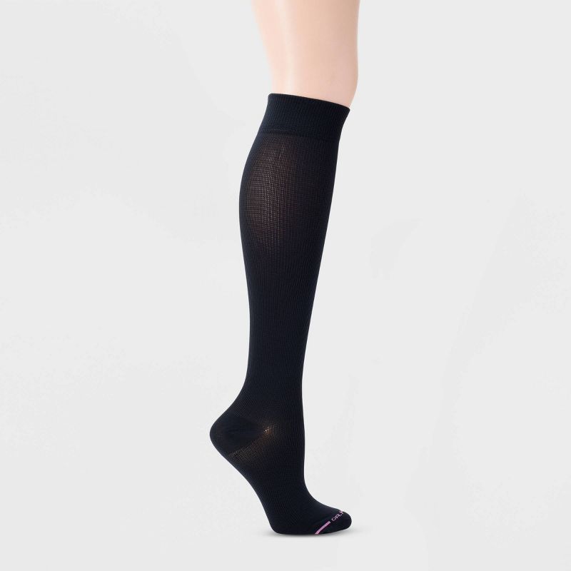 Dr. Motion Women&#39;s Mild Compression 3pk Knee High Socks, 4 of 6