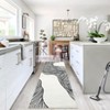 Washable Indoor Low Pile Non Slip Rugs Modern Abstract Aesthetic Striped Carpet Living Room Bedroom Soft Thin Floor Carpet Home Decor - 3 of 4