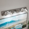 LED Vanity Lights 43in 6-Light Bathroom Fixture Chrome Bath Light Bar - 2 of 4