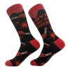 Crazy Dog T-Shirts Women's Love You To Pieces Socks Funny Sarcastic Chainsaw Graphic Novelty Footwear For Ladies - 3 of 4