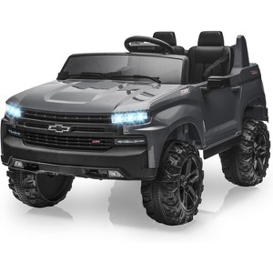 24V 2-Seater Truck Licensed Chevrolet Silverado Ride On Car Kids Toy, Electric Vehicle Car for Toddlers with Parent Remote Control - 1 of 4